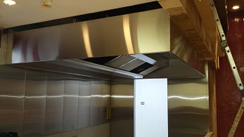 Campana industrial con filtros 