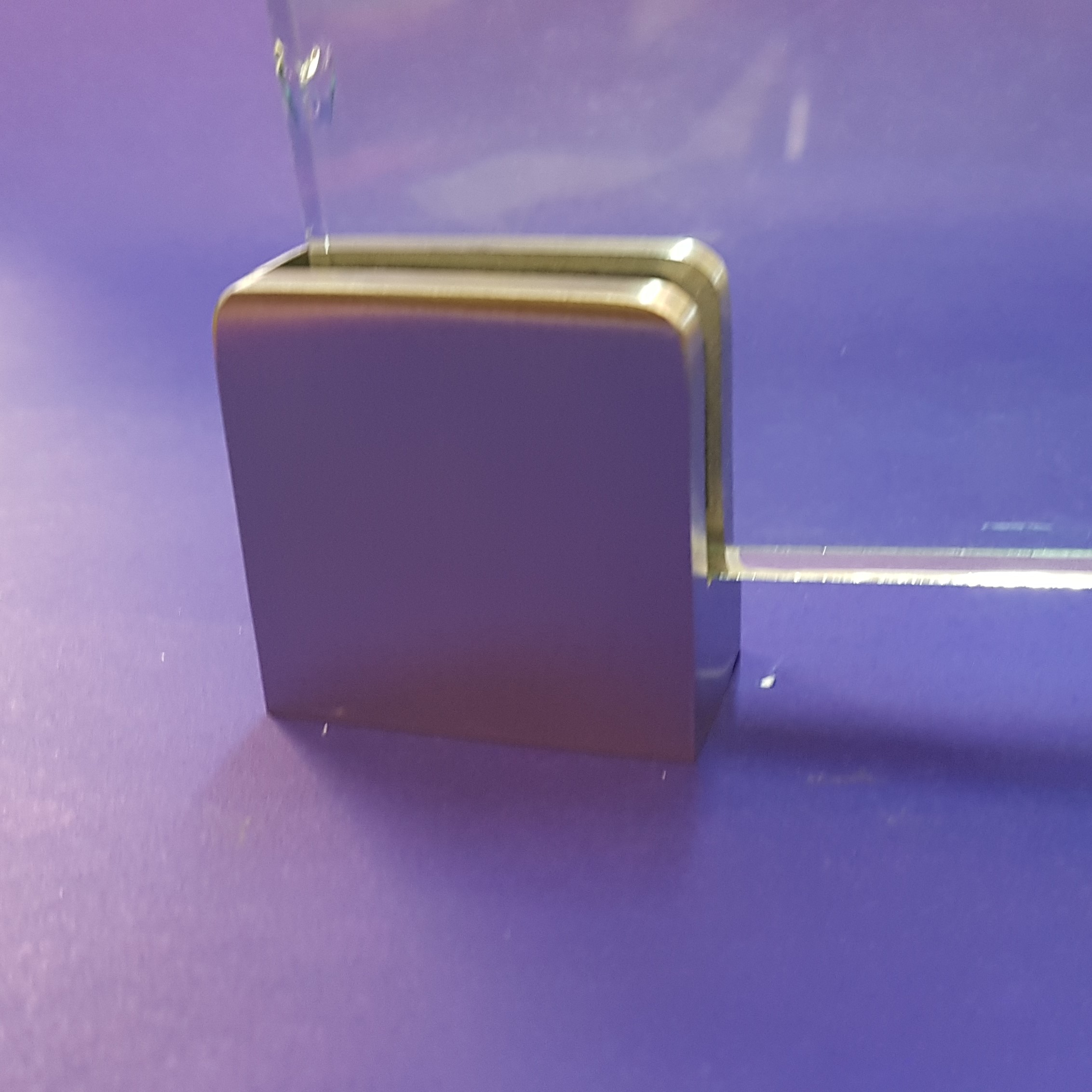 PINZA CRISTAL CUADRADA CON TOPE 08-10 MM