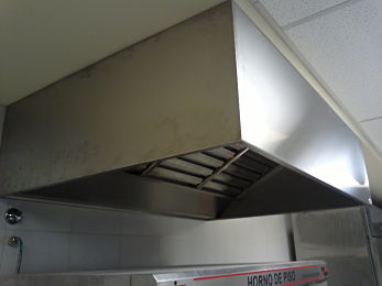 Campana industrial con filtros 