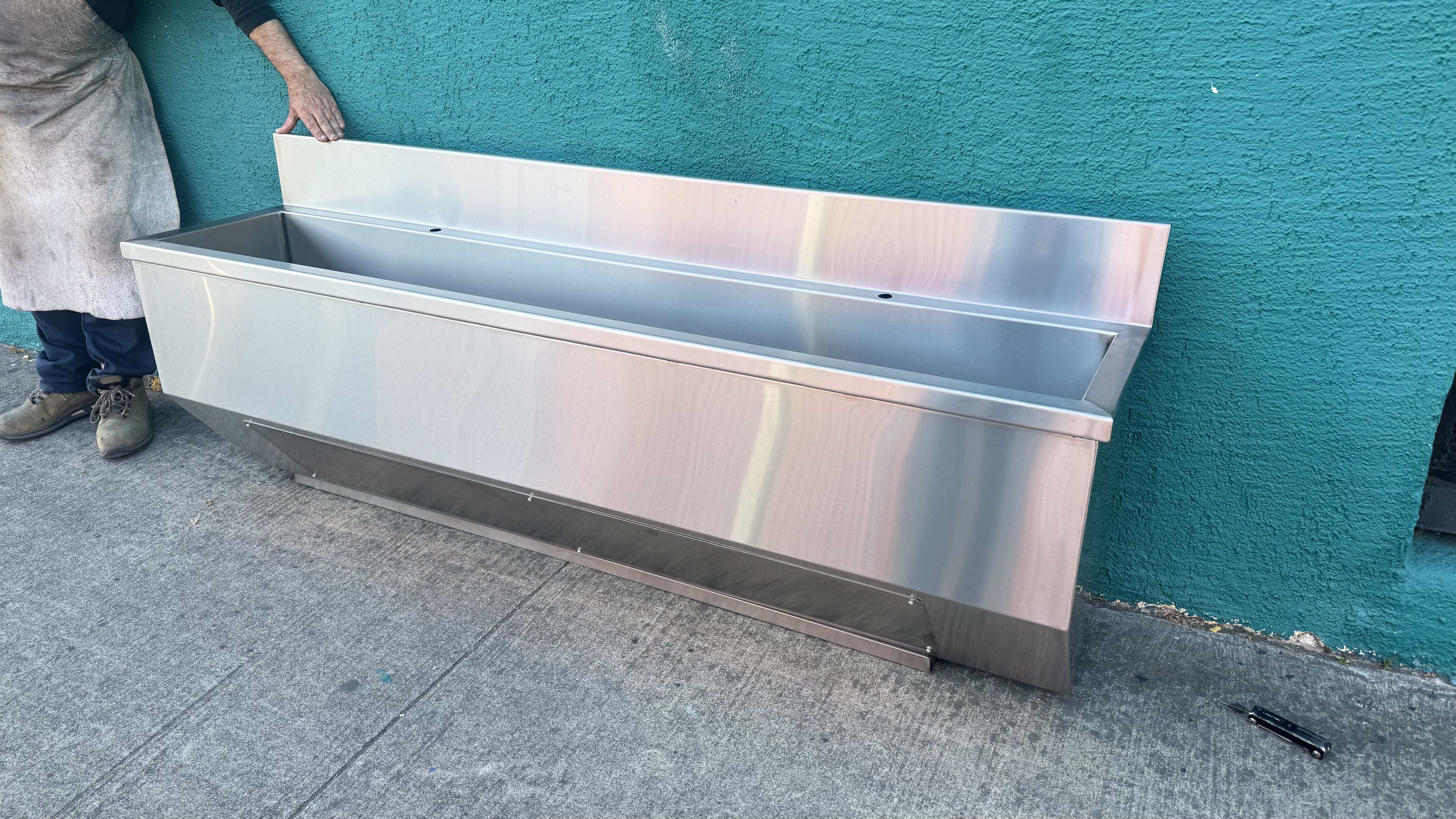 LAVAMANOS DOBLE CON FALDÓN 